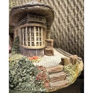 Lilliput Lane Hometown Depot Train American Landmarks 1993 SIGNED By Ray Day VTG